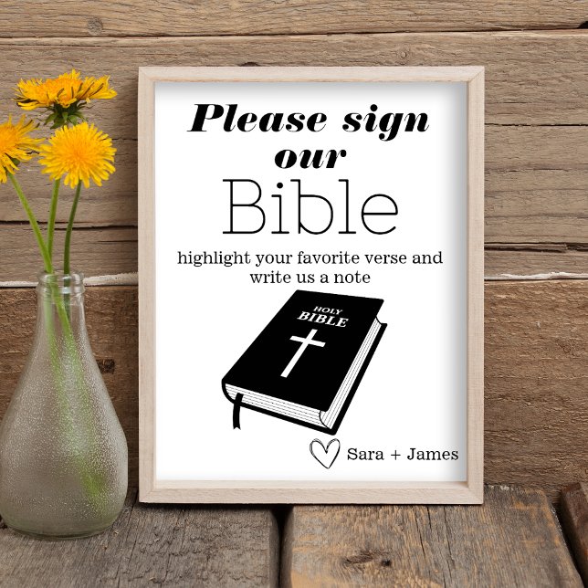 Rótulo, libro de visitas de nuestro Boda de la Bib (Subido por el creador)