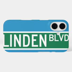 Rótulo Linden Boulevard Funda para iPhone XS