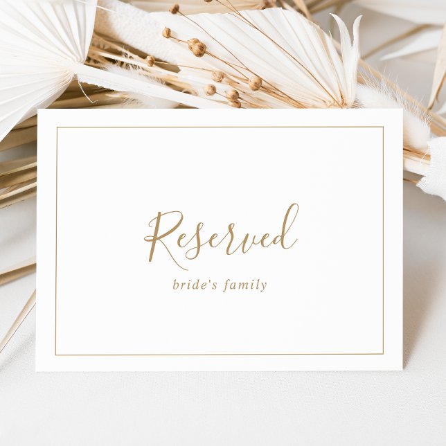 Rótulo minimalista de oro reservado (Subido por el creador)