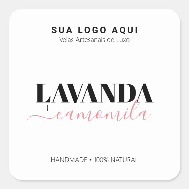 Rótulo Para Velas, Etiqueta Velas, Etiqueta  (Anverso)