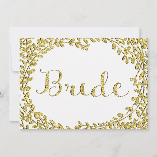Rótulo purpurina Gold Bride (Anverso)