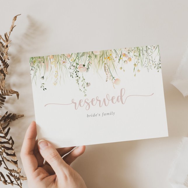 Rótulo reservado del Boho Boda de Flor Silvestre (Subido por el creador)