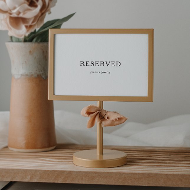 Rótulo reservado Minimalista clásico (Subido por el creador)