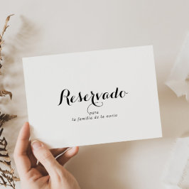 Rótulo reservado para Bodas españoles