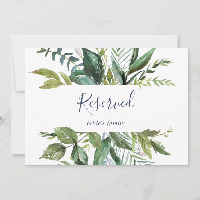 Rótulo reservado para la vegetación de verano (Anverso)