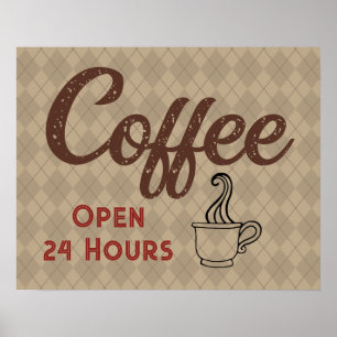 Rótulo Retro Café Ver Arte