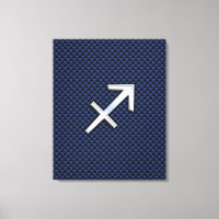 Rótulo Sagittarius Zodiac sobre la impresión de fi