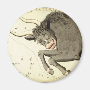 Rótulo zodiaco: imanes de Taurus