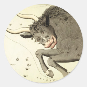 Rótulo Zodiaco: pegatinas Taurus