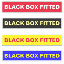 RÓTULOS DE COCHE: PEGATINAS CON CAJA NEGRA
