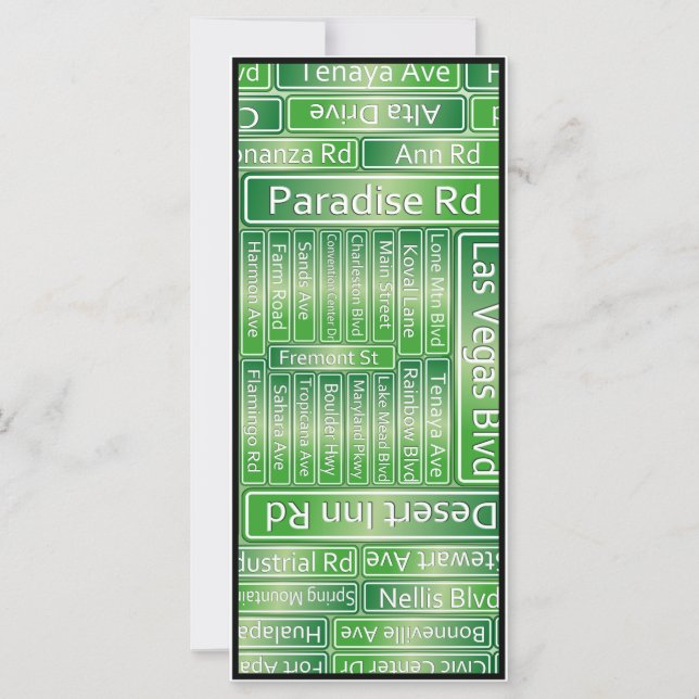 Rótulos de la calle Las Vegas (Anverso)