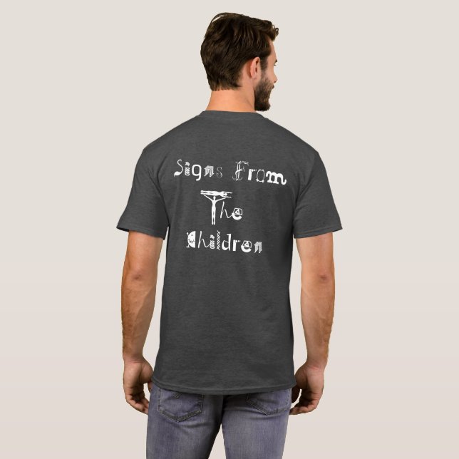 Rótulos De La Camiseta Infantil (Reverso completo)