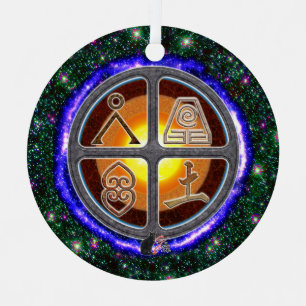 Rótulos de la Tierra Ornamento cerámico