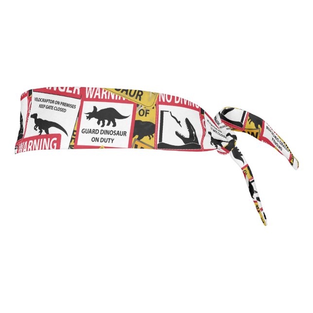 Rótulos de precaución de dinosaurios (Girar 90)