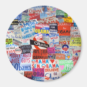 Rótulos del imán de Obama de la esperanza