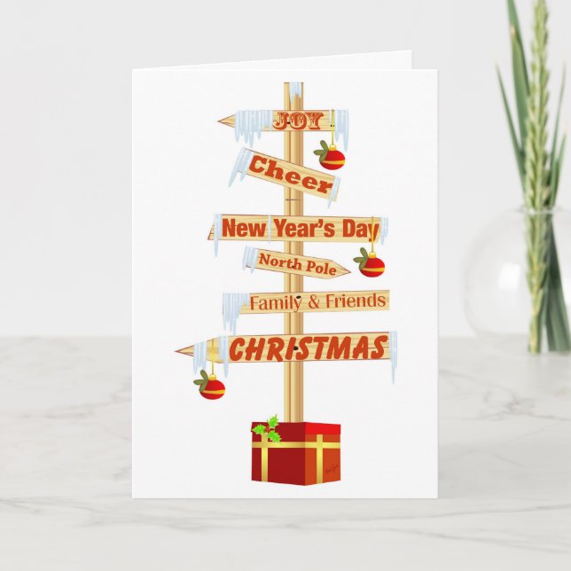 Rótulos del navidad (Anverso)