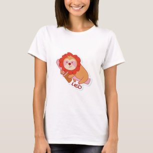 Rótulos ZODIAC CON LLUVIAS Y CAFÉ LEO Camiseta