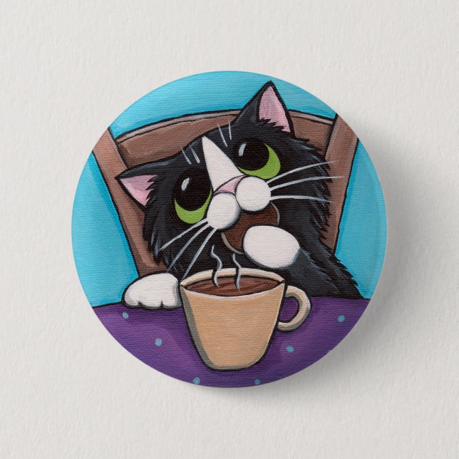 Rotura de té - botón del gato (Anverso)