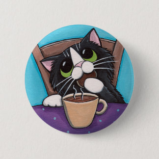 Rotura de té - botón del gato