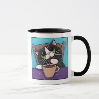 Rotura de té - taza del gato