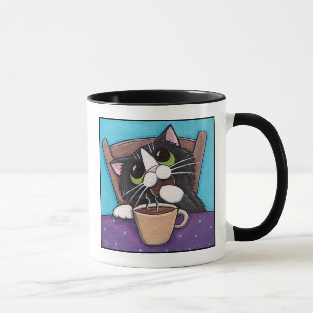 Rotura de té - taza del gato (Derecha)
