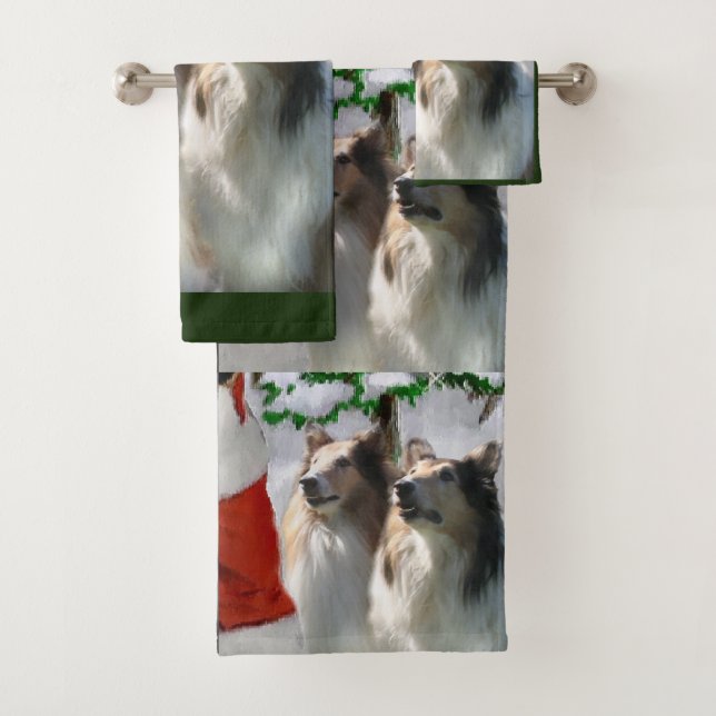 Rough Collie Navidades (In situ)