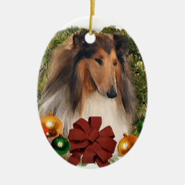 Rough Collie Navidades Regalos Ornamentos
