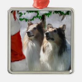 Rough Collie Navidades Regalos Ornamentos
