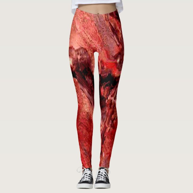 Rough Red Rocks Mars Leggings Unique (Anverso)