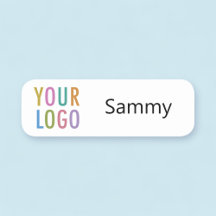 RoundCorners Nombre Etiqueta Personalizado logotip