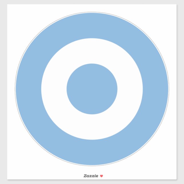 Roundel del Pegatina de la Fuerza Aérea Argentina (Hoja)