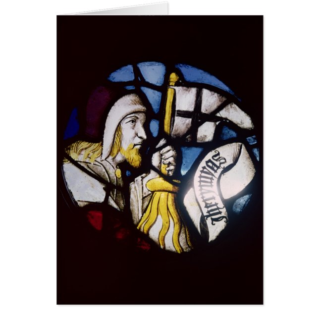 Roundel del profeta Jeremiah, siglo XV (Frente)