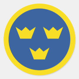 Roundel pegatina sueco
