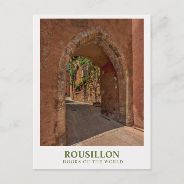 ROUSSILLÓN, Puertas del Mundo, Postales de Viaje (Anverso)