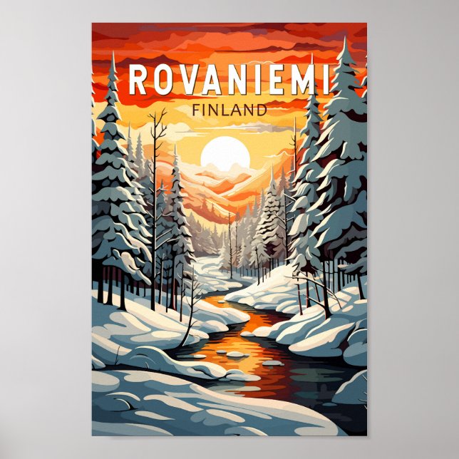 Rovaniemi Finlandia Viaje de arte (Frente)