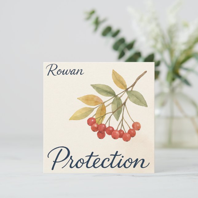 Rowan Protection Card (Anverso de pie)