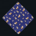 Royal Blue Corgi Bandana<br><div class="desc">Royal Blue Corgi Bandana</div>