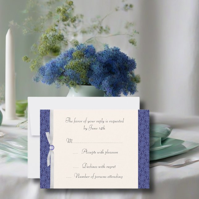 Royal Blue Florentine RSVP (Subido por el creador)
