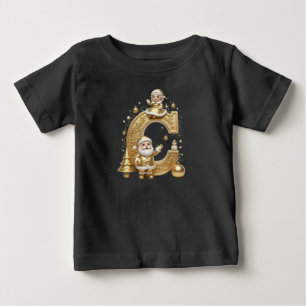 Royal Gold C Santa Toddler Jersey Tee
