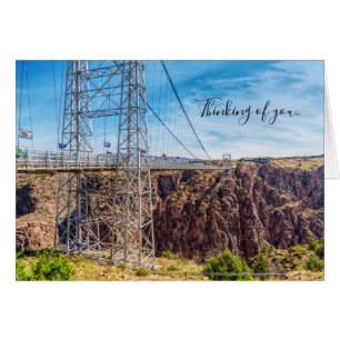Royal Gorge Bridge Side View Thing You Card