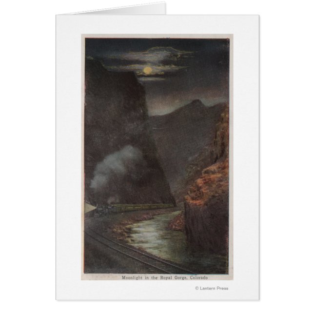 Royal Gorge, CO - Vista lunar del tren en (Frente)