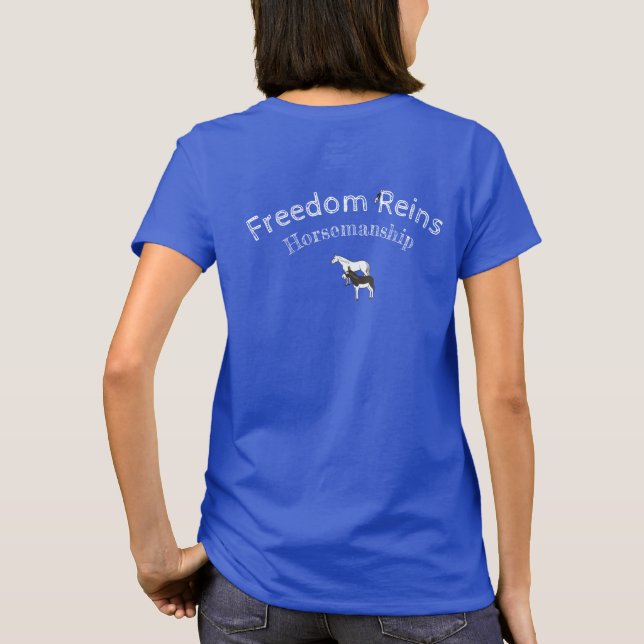 ~Royal~ La libertad viene con camiseta de caballo (Reverso)