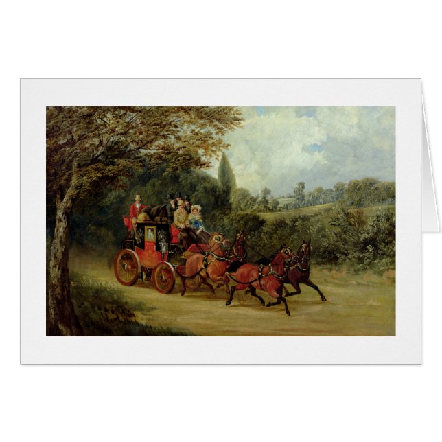 Royal Mail entrena con los pasajeros (aceite en (Anverso (Horizontal))