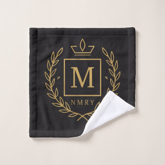 "Royal NMKY Emblem – Monogram M Crest Design" (Toallita)