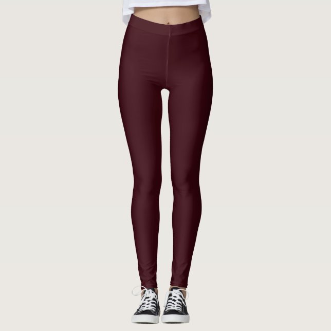 Royal Red Wine Leggings (Anverso)