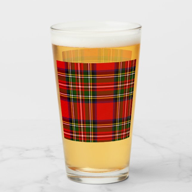 Royal Stewart Clan Tartan Plaid (Anverso (lleno))