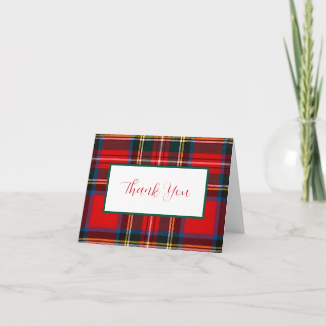 Royal Stewart Plaid GRACIAS (Anverso)
