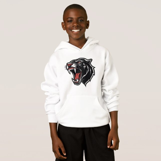 Royalty de la jungla: Majestic Jaguar Face T-Shirt (Anverso completo)