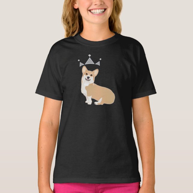 ¡Royalty Pembroke Corgi! Camiseta (Anverso)
