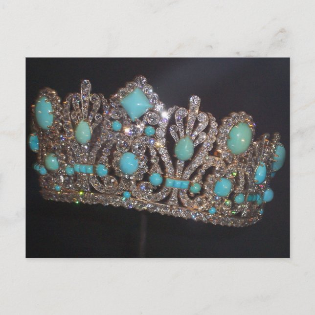 Royalty... tarjeta postal Tiara (Anverso)